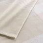 Couvre lit 2 personnes 220 x 240 cm coton/polyester tisse adele Naturel