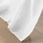 Panneau a oeillets 140 x 280 cm tisse jacquard ophelia Blanc
