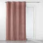 Rideau tamisant à oeillets 140 x 260 cm velours reflief Velouriane Rose