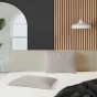 Taie d'oreiller forme sac 50 x 70 cm microfibre unie oscar Naturel