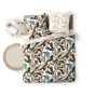 Housse de couette 240 x 220 cm coton 57 fils + 2 taies Lavinia