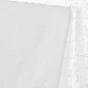 Nappe rectangle 140 x 240 cm microfibre imprimee metallisee mikado Blanc/argent