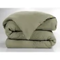 Housse de couette double gaze de coton 140 x 200 cm Gaia Romarin