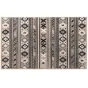 Tapis rectangle 68 x 110 cm viscose tissee sakari Taupe
