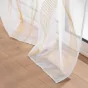 Lot de 2 voilages a oeillets 140 x 240 cm  imprimé metallisé Elona Or