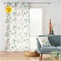 Lot de 2 Rideaux à Œillets Dilaris - 140 x 260 cm - Polyester Imprimé Feuillage