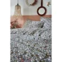 Parure de lit 200 x 200 cm - Housse de couette + 2 taies d'oreiller - Coton 57 fils Malia