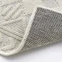 Tapis rectangle 120 x 170 cm tissé plat relief Valam