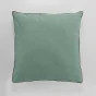 Housse de couette 260 x 240 cm coton lavé 57 fils Linette Sauge
