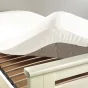 Pack parure de couette 220x240 cm Miu + drap housse 140x190 Blanc