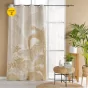 Lot de 2 Rideaux a oeillets 140 x 260 cm coton/polyester imprime Baobab