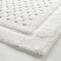 Tapis de bain 50 x 80 cm coton jacquard tisse damaris Sans