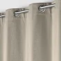 Rideau isolant phonique thermique occultant 140 x 260 cm Darko Noisette