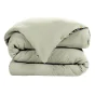 Housse de couette gaze de coton Bio 140x200 cm 1 personne Vert d'eau