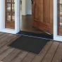 Tapis rectangle 45 x 75 cm pvc yoni Noir