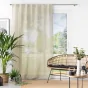 Panneau a passants caches 140 x 240 cm effet lin tisse haltona Noisette