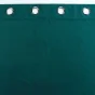 Lot de 2 Rideaux tamisant à oeillets 140 x 260 cm velours relief Velouriane Pétrole
