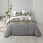 Housse de couette 240 x 220 cm coton 42 fils + 2 taies Catalia