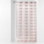 Voilage a oeillets 140 x 260 cm voile sablé fils coupés lalina Rose
