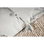 Housse de couette gaze de coton Bio 200x200 cm Gris perle