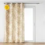 Lot de 2 rideaux a oeillets 140 x 240 cm coton/polyester imprime Dune