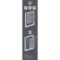Lot de 2 Stores enrouleur jour et nuit 45 x 180 cm polyester daynight Gris