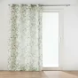 Rideau à œillets grande hauteur 140 x 280 cm en polyester/lin imprimé – Palmiflore