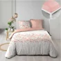 Pack housse de couette 240 x 220 cm Magdalena + DH 140 x 190 cm Rose