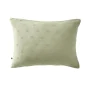 taie d'oreiller 50 x 70 cm gaze de coton gaïa boho eucalyptus