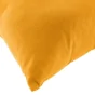 Coussin dehoussable 45 x 45 cm coton/polyester recycle Twily Jaune