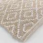 Tapis rectangle 50 x 80 cm coton/polyester tisse lazaro Sans
