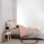 Pack housse de couette 240 x 220 cm Magdalena + DH 140 x 190 cm Rose