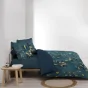 Housse de couette imprimée 240x220 cm + 2 taies 100% coton Graminella