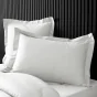 Taie d'oreiller vp 50 x 70 cm percale uni 78 fils percaline  +p. bourdon White