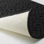 Tapis rectangle 50 x 80 cm bouclette losi Noir