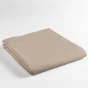 Drap plat 2 pers. 240 x 300 cm coton 57 fils Lina Sable