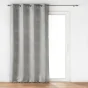 Rideau a oeillets 140 x 260 cm jacquard Teora Gris