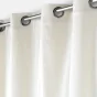 Lot de 2 Rideau à oeillets 140 x 260 cm velours côtelé Casual Naturel