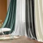 Rideau a oeillets 135 x 260 cm velours uni Novana Beige