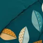 Pack housse de couette 240 x 220 cm Olympie + DH 140 x 190 cm Bleu
