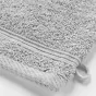 2 gants de toilette 15 x 21 cm eponge unie tendresse Gris Perle