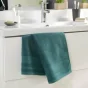 Serviette de toilette 50 x 90 cm eponge unie tendresse Emeraude
