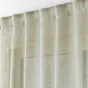 Panneau a passants caches 140 x 240 cm effet lin tisse haltona Noisette