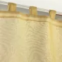 Paire pompon passants 2 x 60 x 160 cm voile double sable duetto Miel/blanc