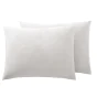 Pack Housse de couette 240 x 220 cm Gaze de coton + drap housse 140x190 Blanc