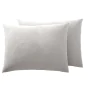 Pack Housse de couette 240 x 220 cm Gaze de coton + drap housse 140x190 Perle