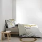 Housse de couette 240 x 220 cm coton 42 fils + 2 taies Orlana