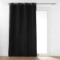 Rideau tamisant 135 x 260 cm isolant thermique Micropolar Noir