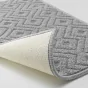 Tapis rectangle 40 x 60 cm bouclette losi Gris