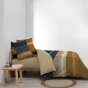 Housse de couette imprimé 260 x 240 cm 100% coton + 2 taies Massaï